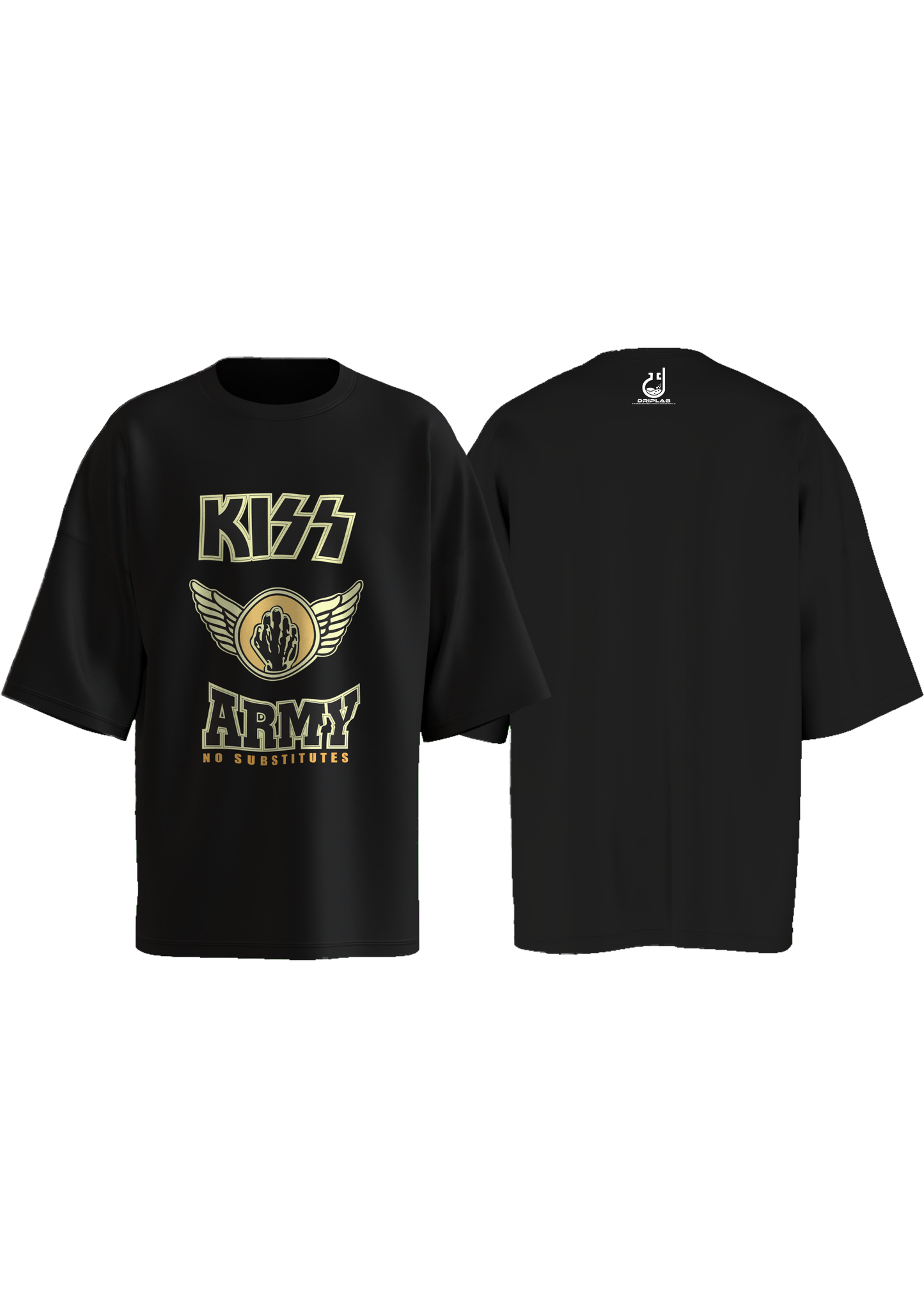 Kiss Army No Substitues Oversized T-shirt