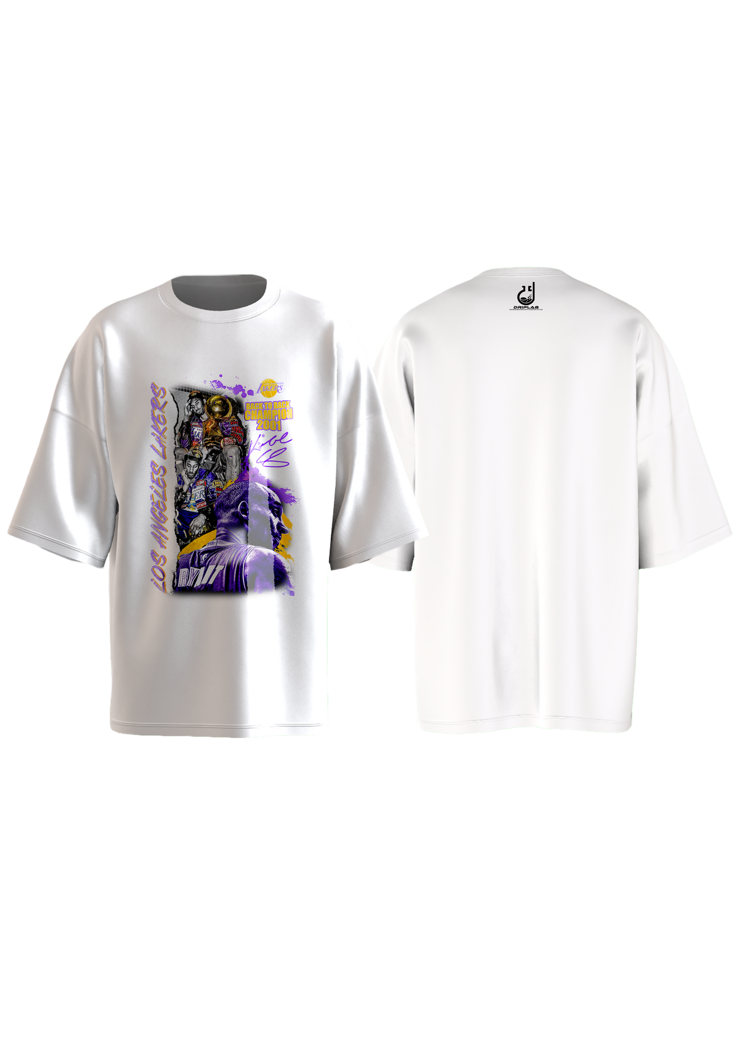Kobe 2001 Back to back champion Oversized T-shirt