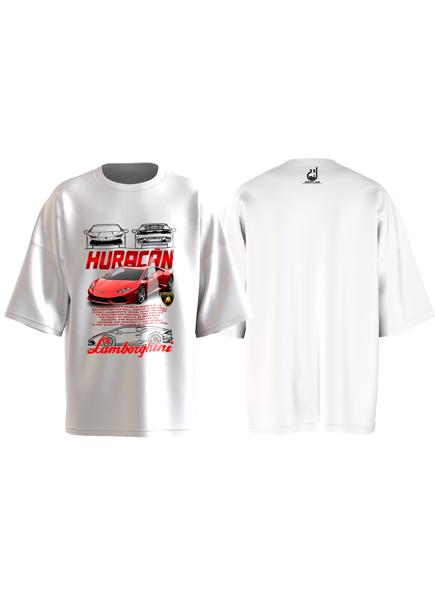Lamborgini Huracan Oversized T-shirt
