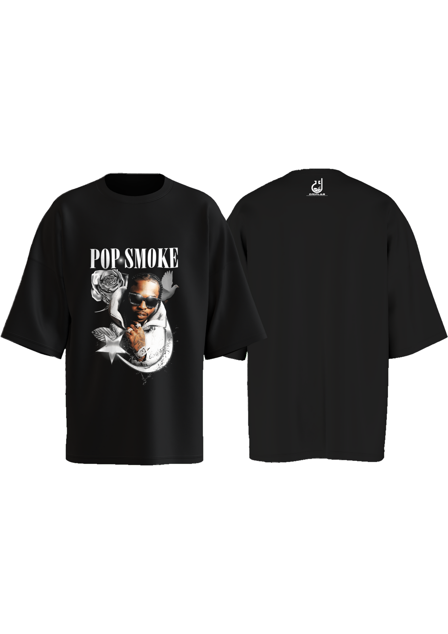 Pop Smoke Woo Legacy Oversized T-shirt