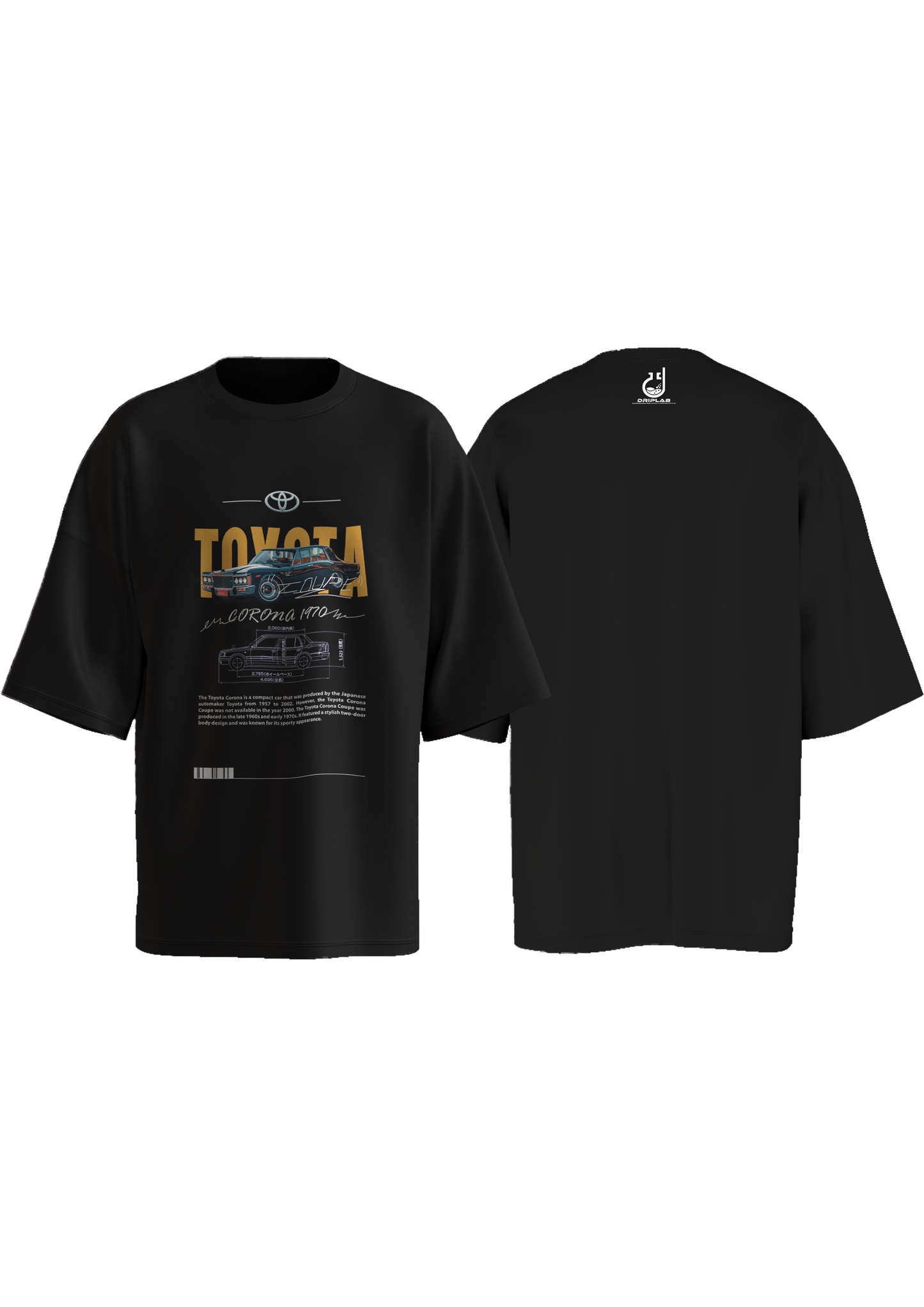 Toyota Corona 1970 Oversized T-shirt