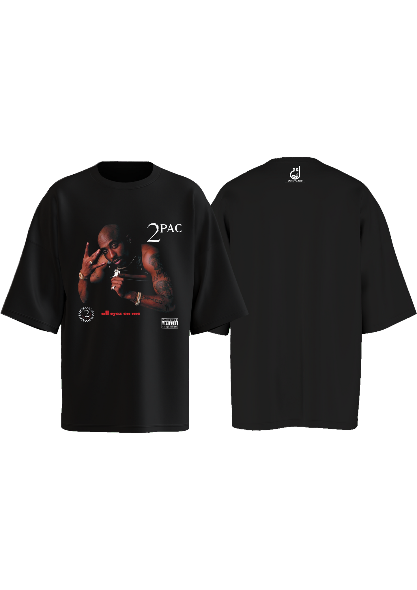 2Pac Tribute Oversized T-shirt