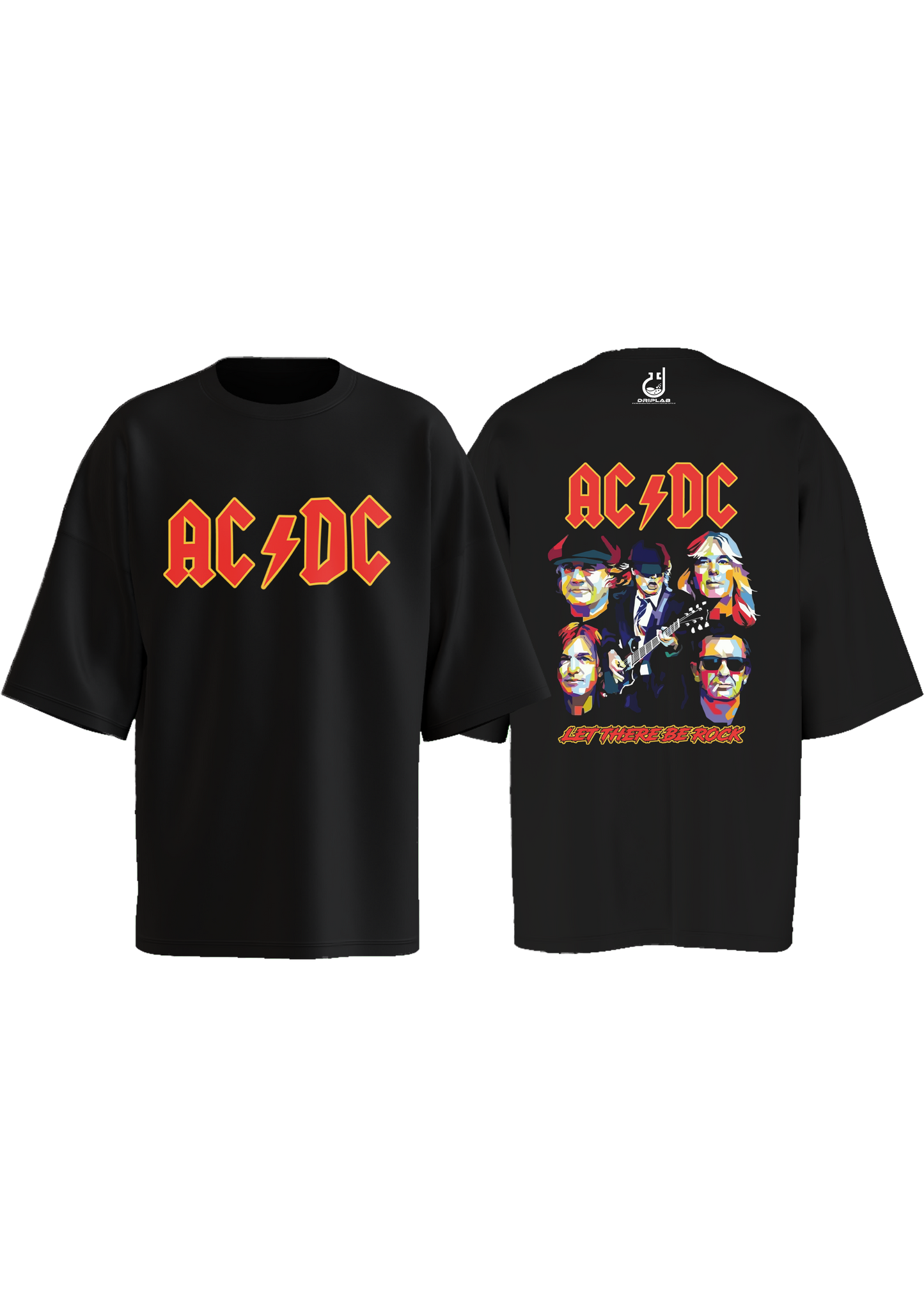 ACDC Let there be rock Oversized T-shirt