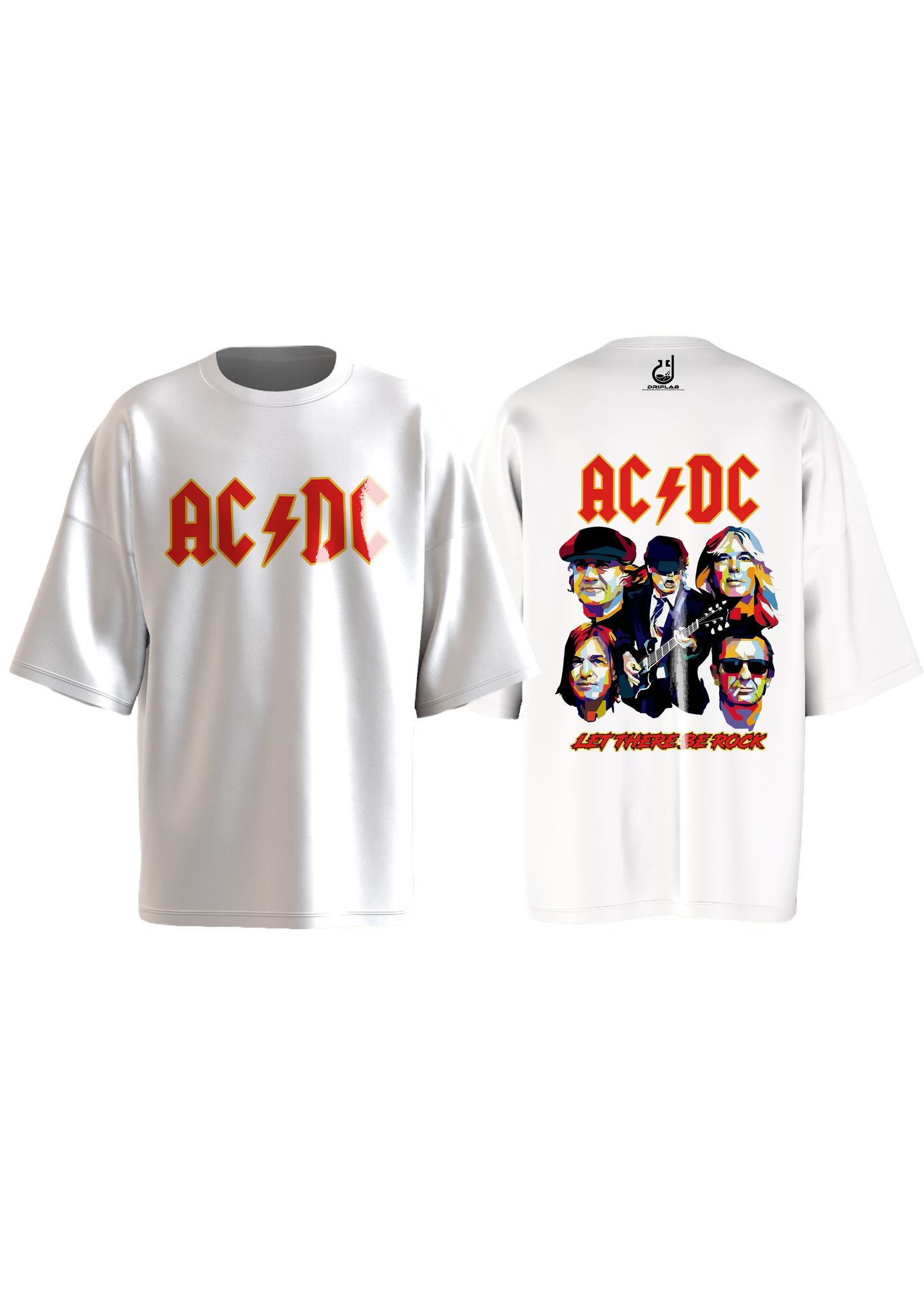 ACDC Let there be rock Oversized T-shirt