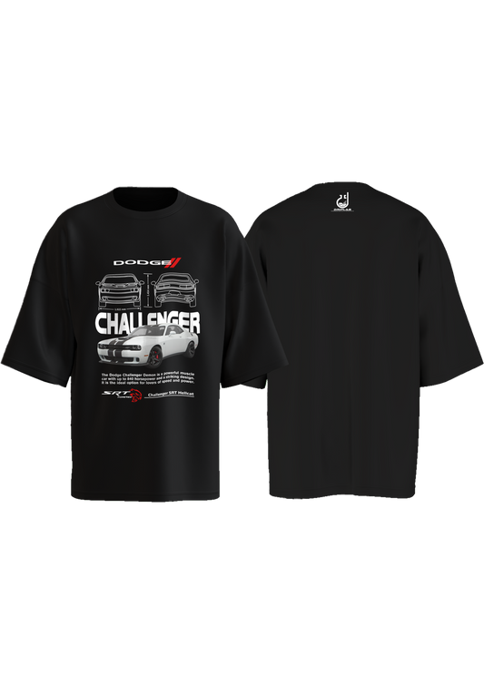 Dodge Challenger Hellcat SRT Oversized T-shirt