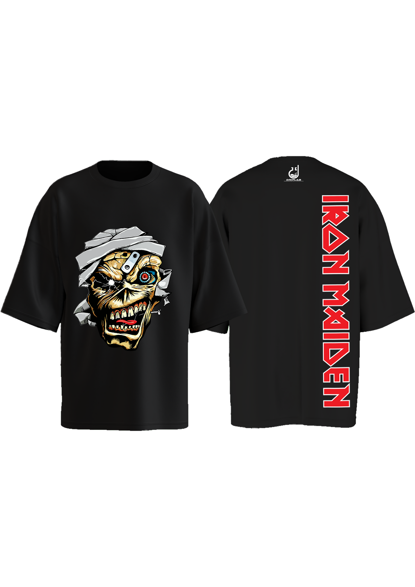Iron Maiden Eddie Skull Oversized T-shirt