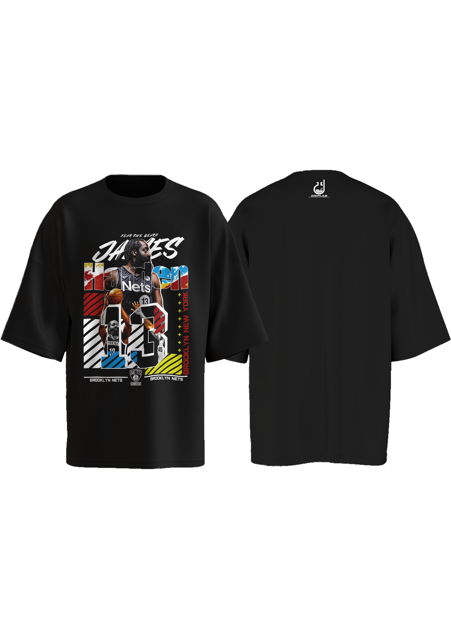 James Harden Brooklyn Nets Oversized T-shirt