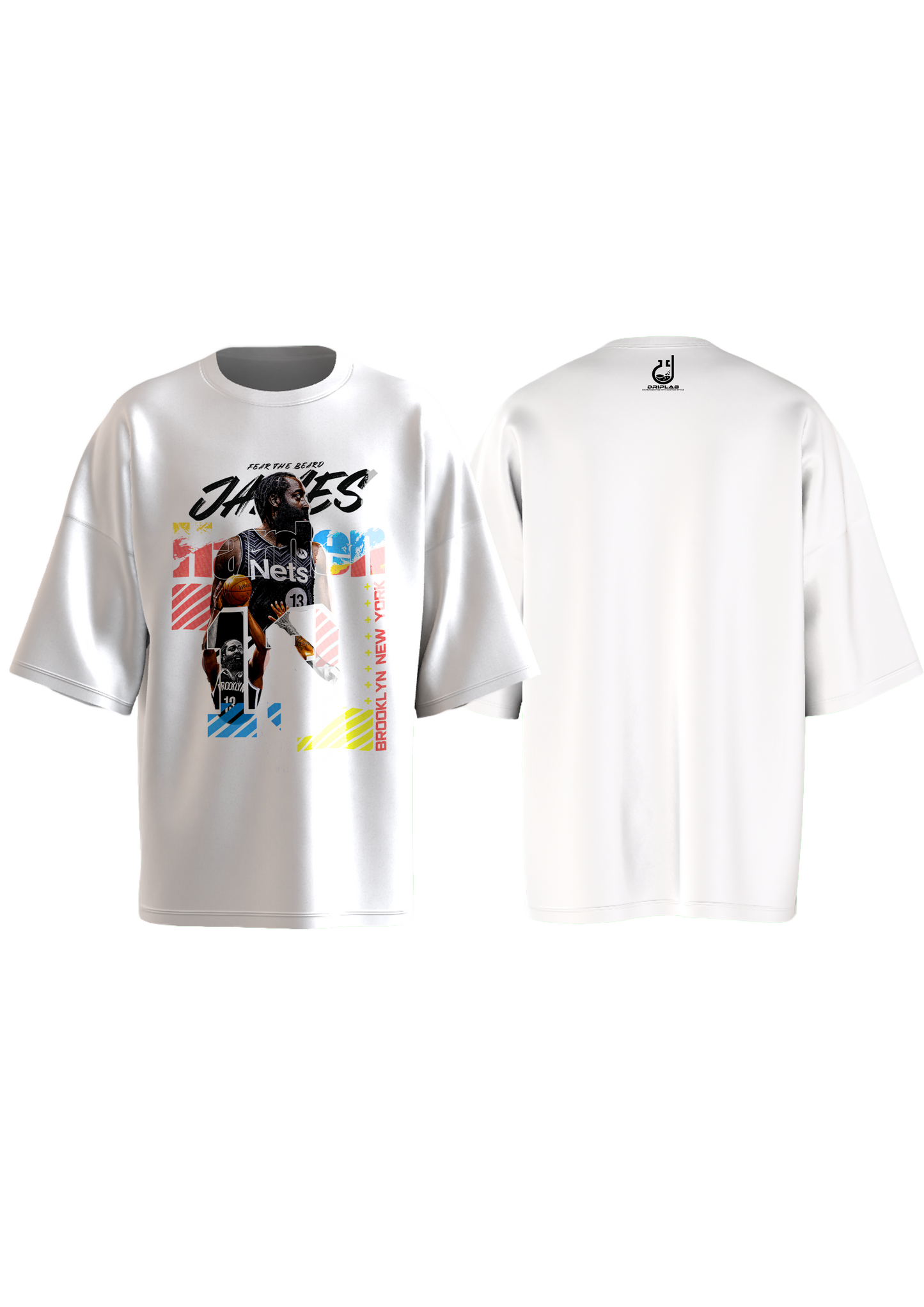 James Harden Brooklyn Nets Oversized T-shirt