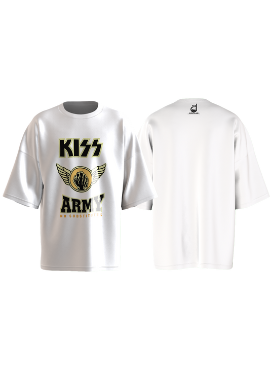 Kiss Army No Substitues Oversized T-shirt