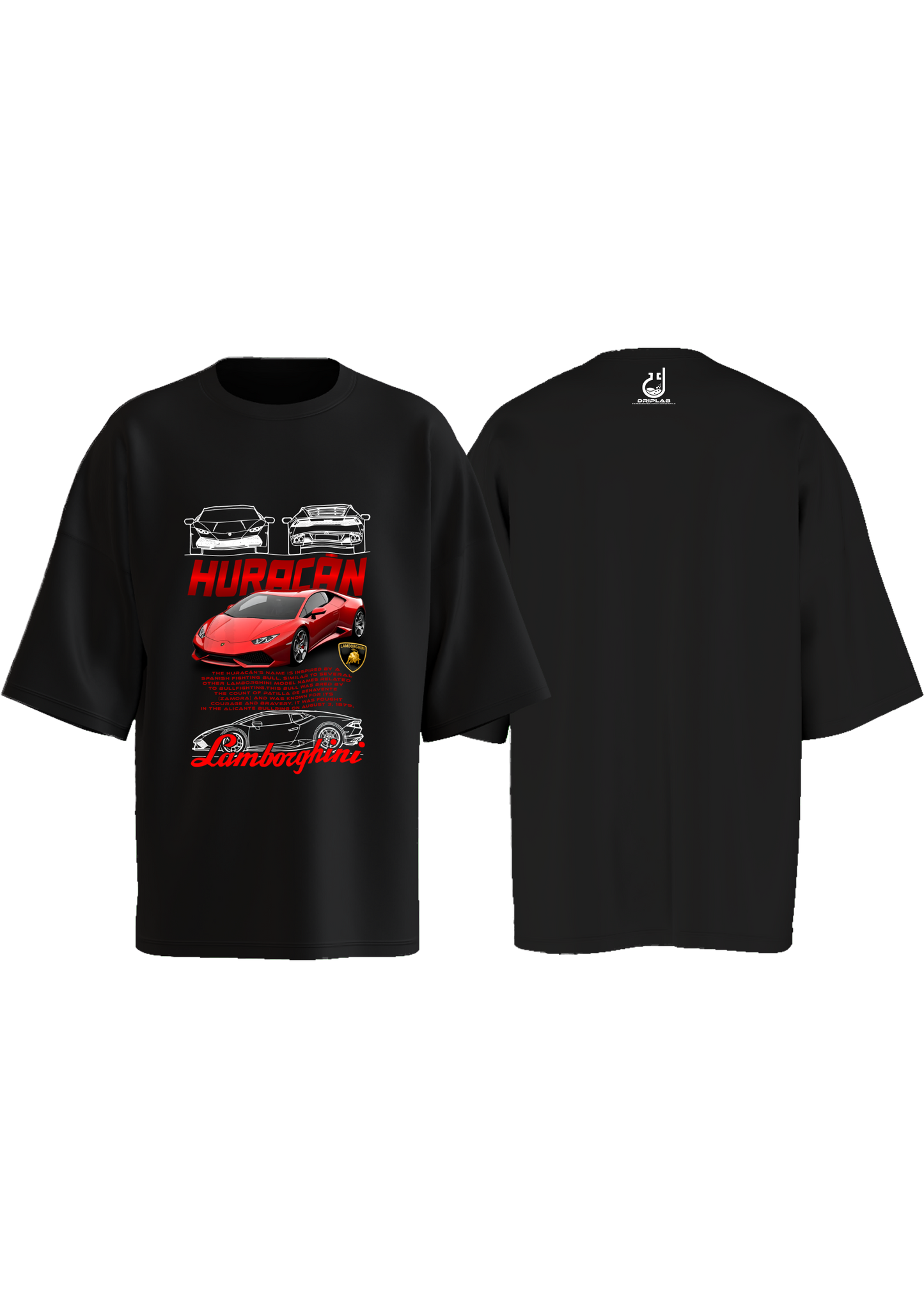 Lamborgini Huracan Oversized T-shirt