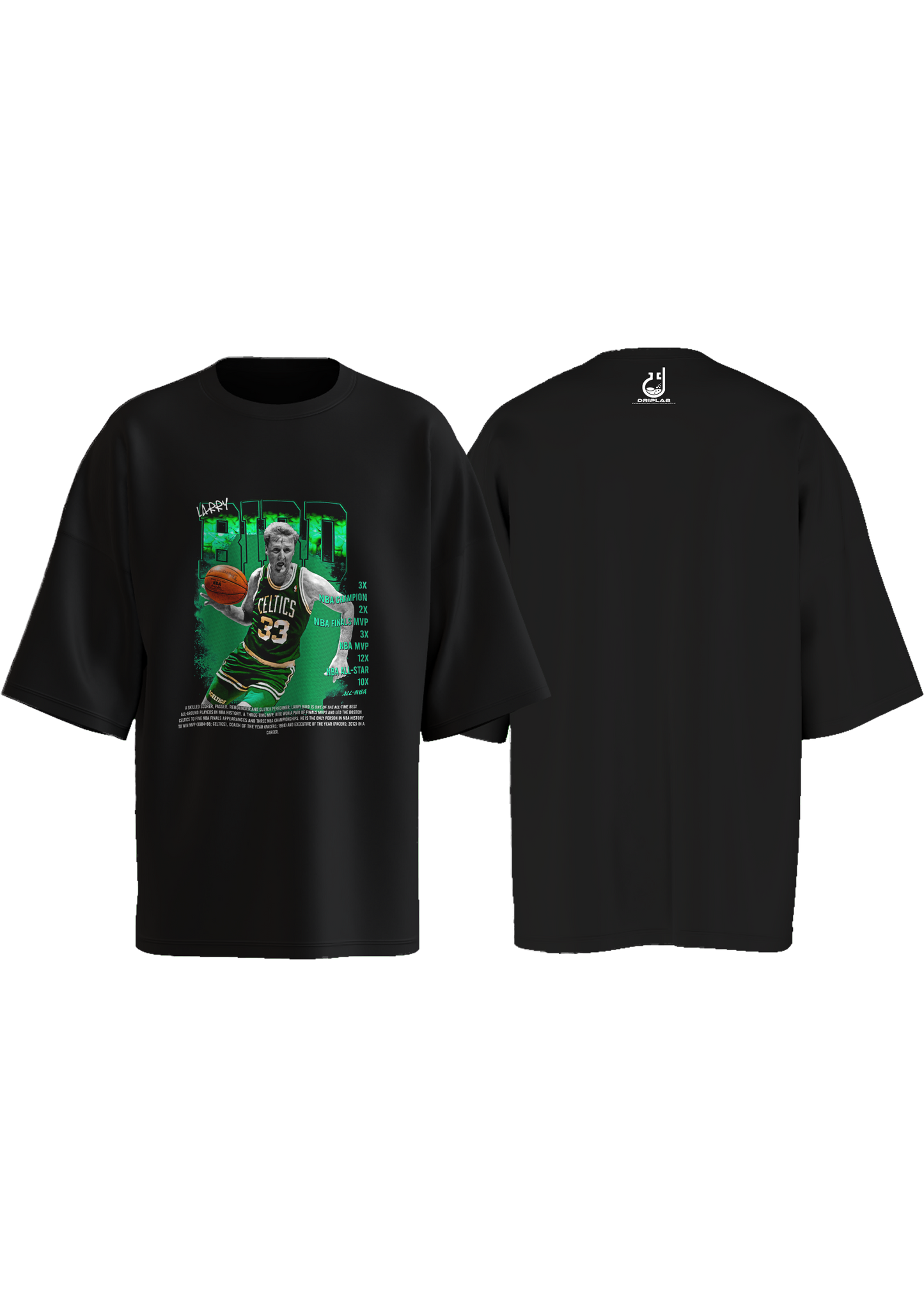 Larry Bird Celtics Oversized T-shirt