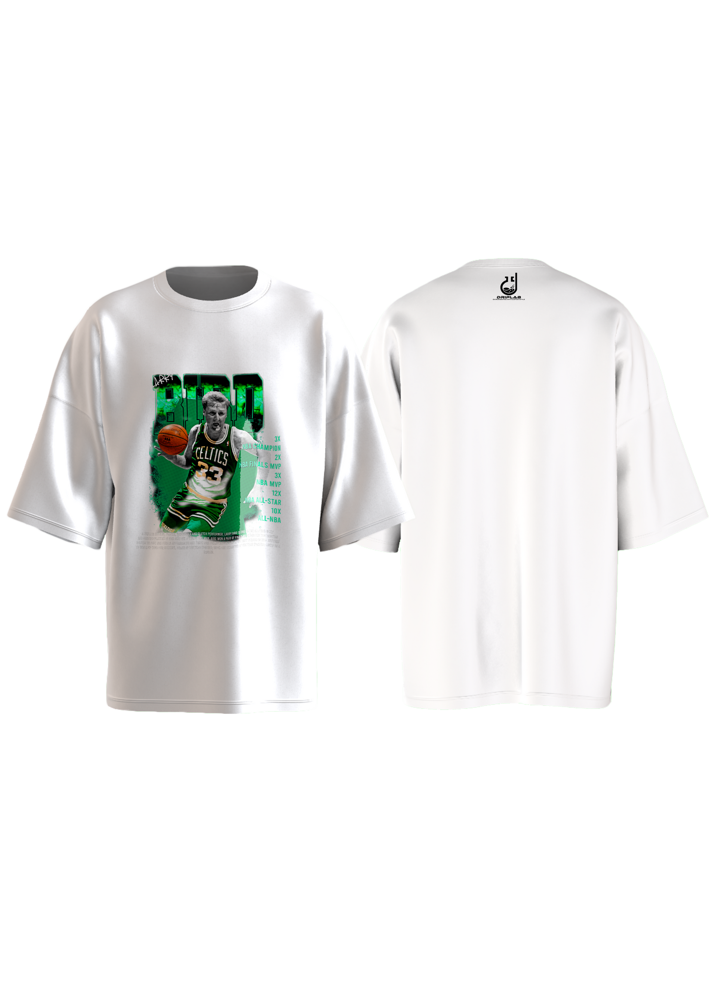 Larry Bird Celtics Oversized T-shirt