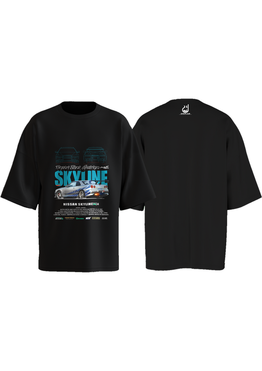 Paul Walker Signature Skyline Oversized T-shirt