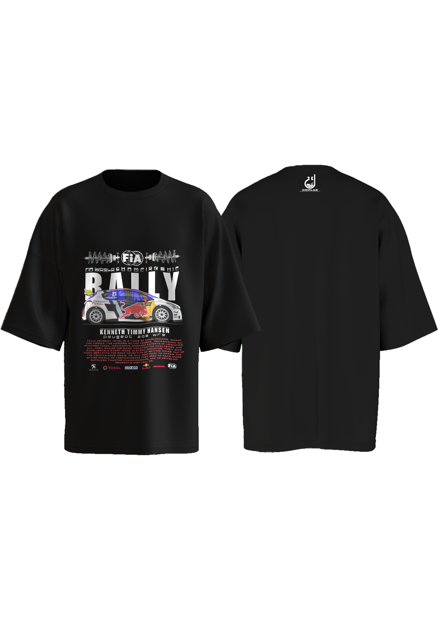 Peugot Kenneth Rally Oversized T-shirt