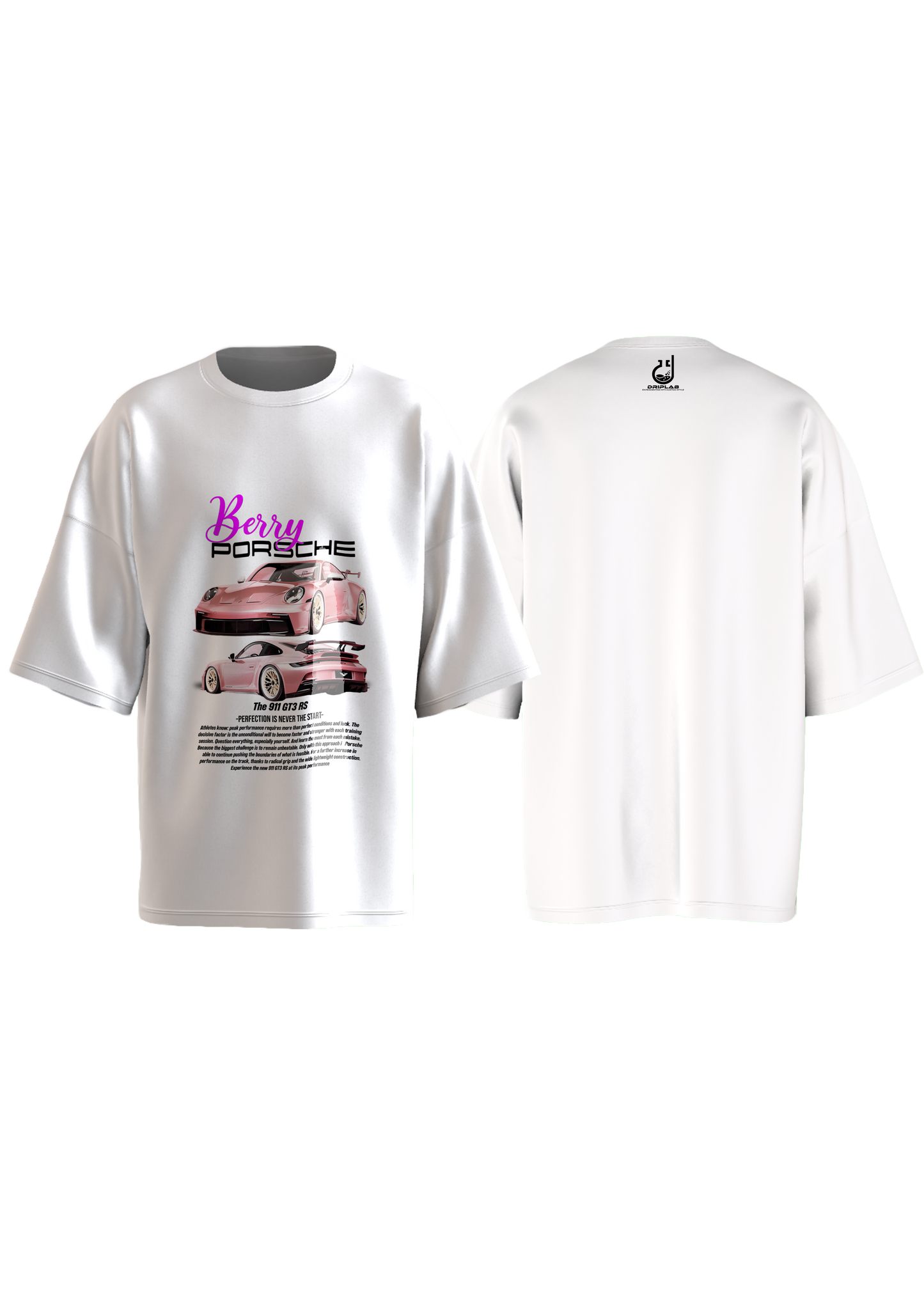 Porsche 911 GT3 RS Berry Edition Oversized T-shirt