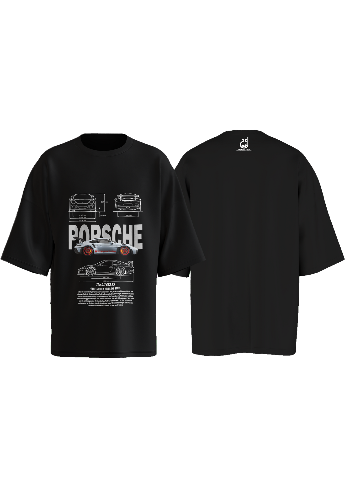 Precision Engineered – 911 GT3 RS Spec Oversized T-shirt