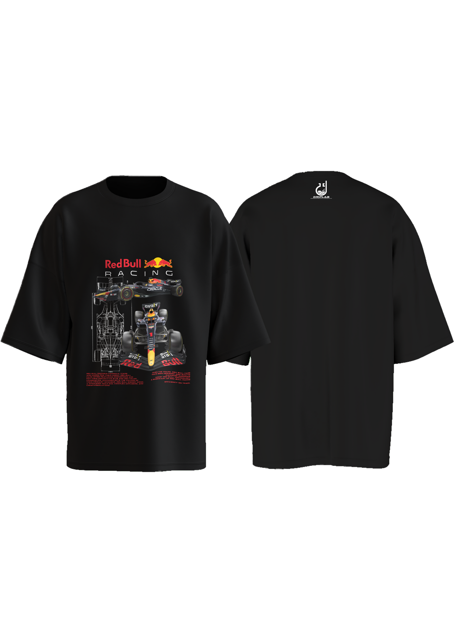 Redbull Racing Formula1 Oversized T-shirt