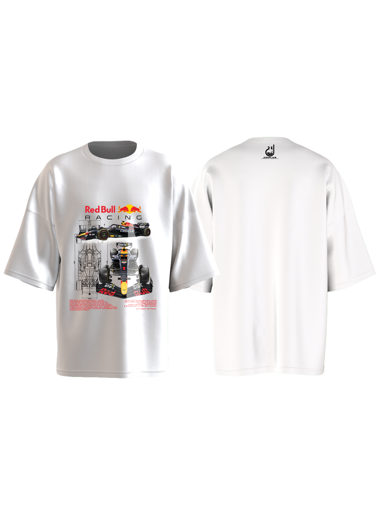 Redbull Racing Formula1 Oversized T-shirt