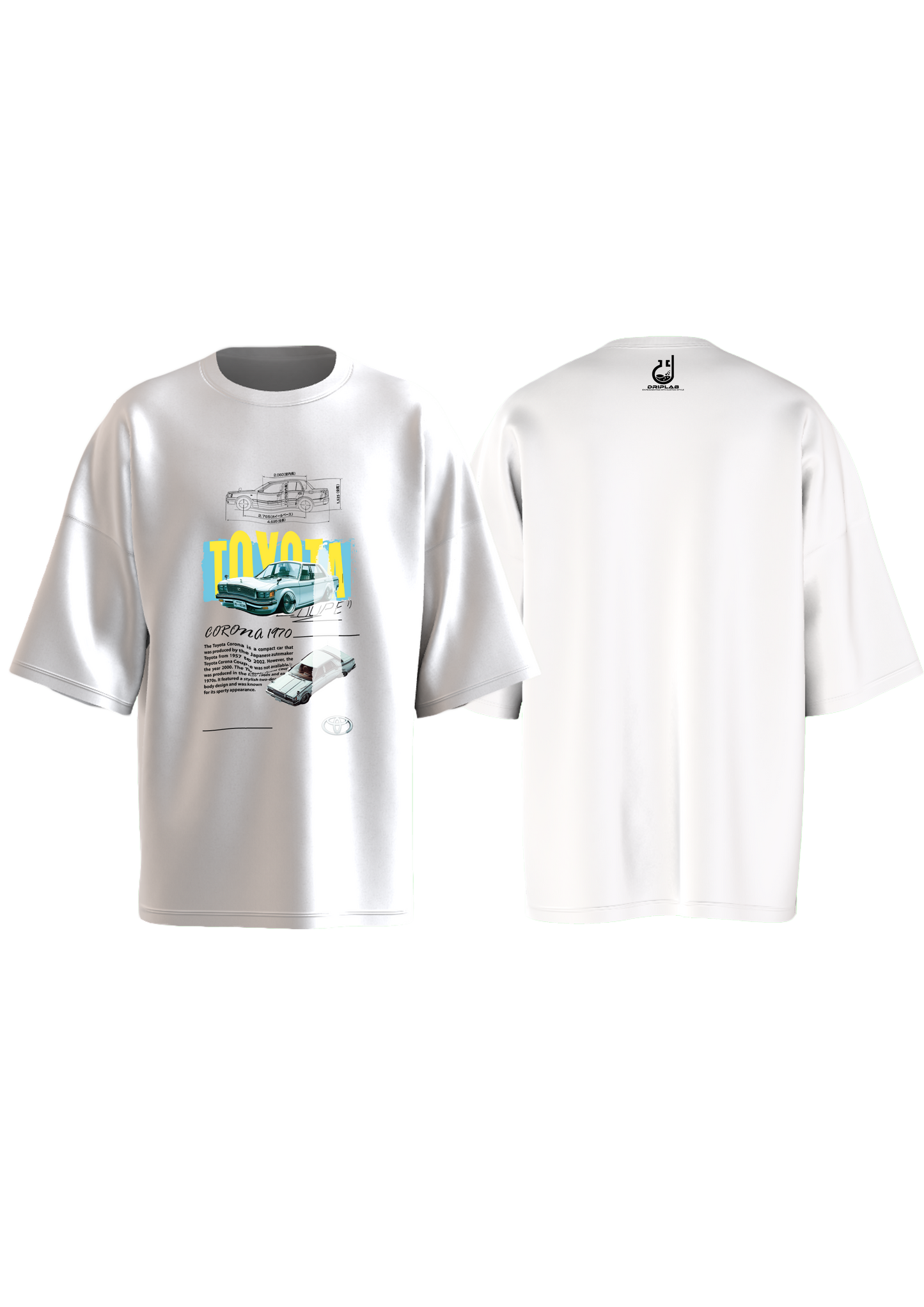 Toyota Corona Compact 1970 Oversized T-shirt