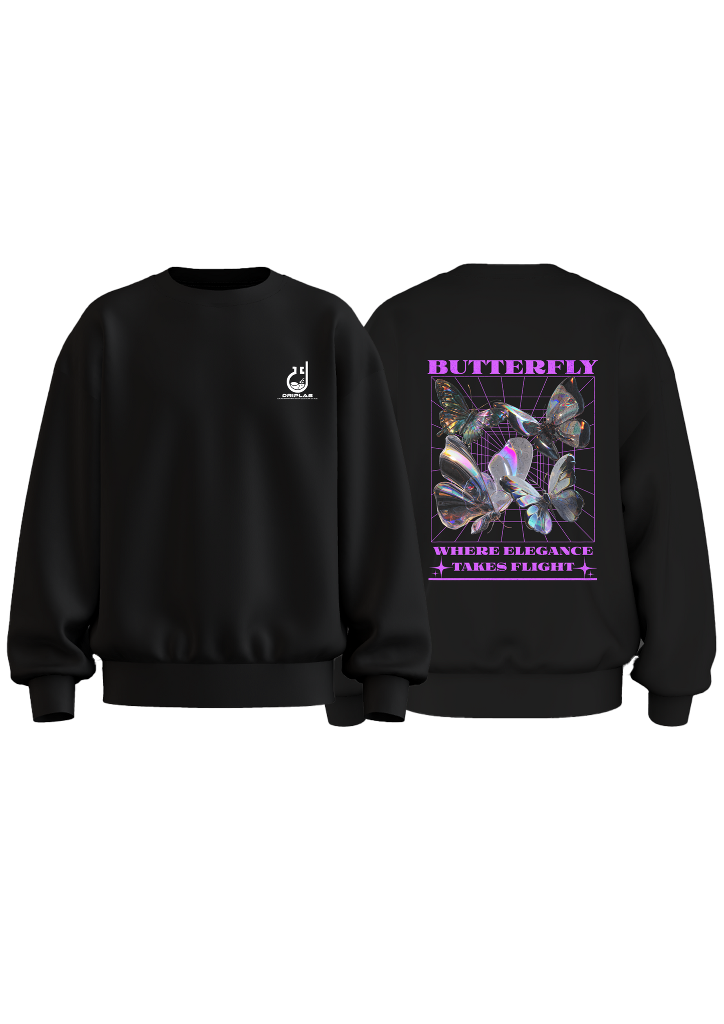 Butterfly — where elegance takes flight Sweatshirt